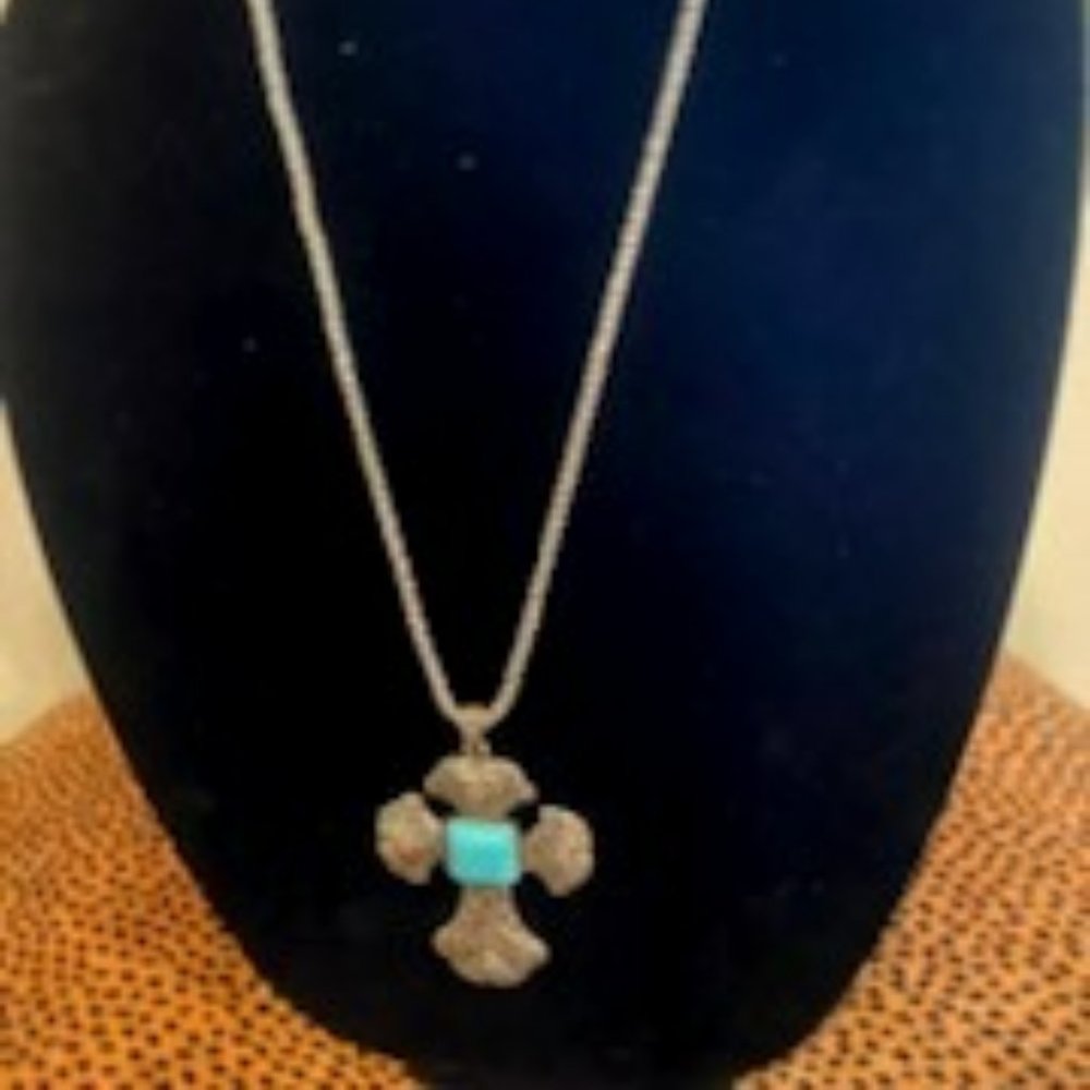 Silver Cross Necklace